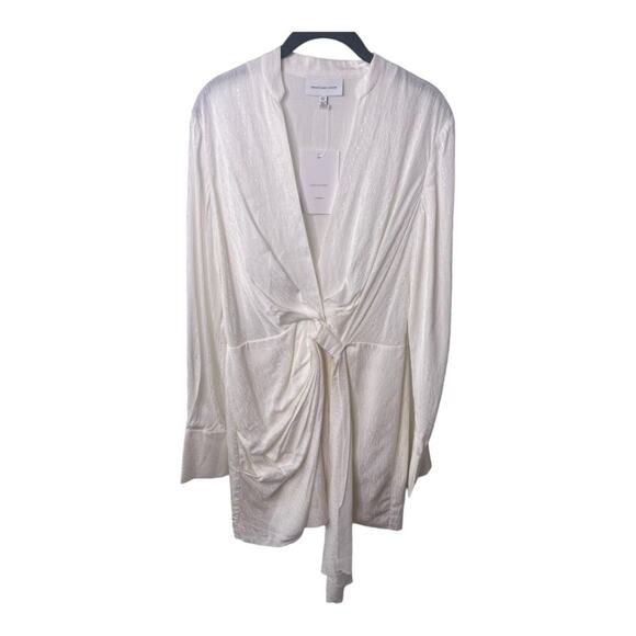 Significant Other Amalfi Mini Dress Classy Drape Hoco Elegant Party Bridal Sz 8 - Picture 4 of 12